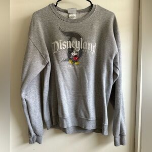 vintage gray Disneyland crewneck sweater